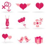 Illustration of love icon